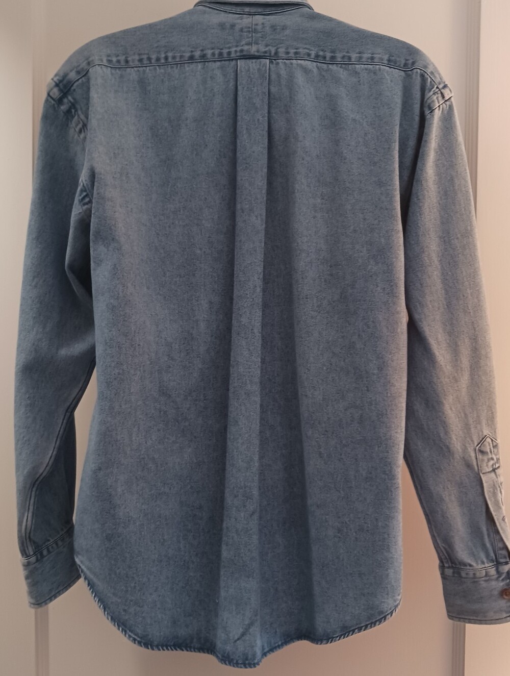 Ralph Lauren Light Blue Denim Button-Down Shirt - Picture 2 of 4